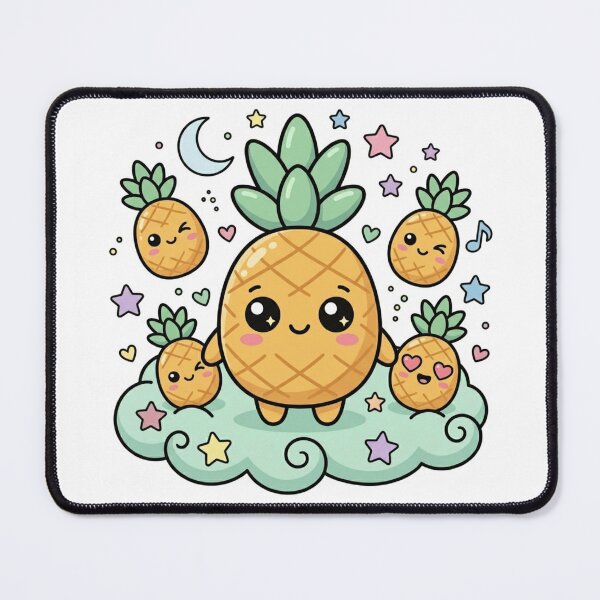 Item preview, Cute Kawaii Pineapple Design designed and sold by Sprklebrand.