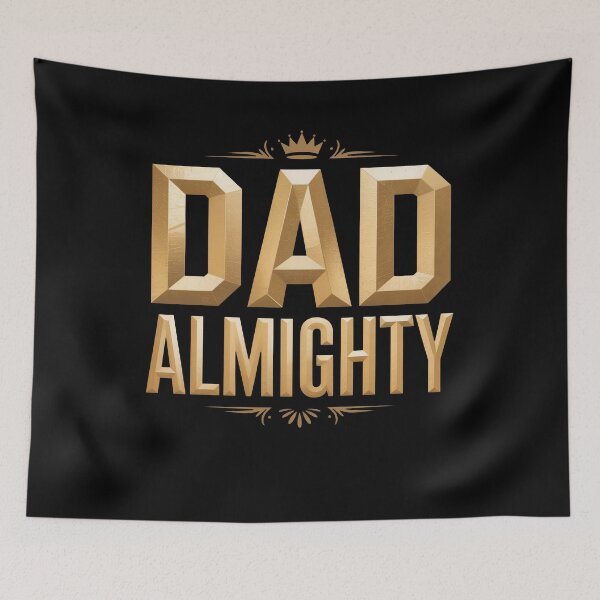 Item preview, Dad Almighty Funny Father's Day Gift Powerful Dad Humor designed and sold by Say It With Ink.