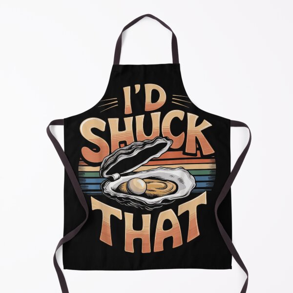 Item preview, Funny Id Shuck That Oyster Pearl Retro Sunset Seafood Lover Humor designed and sold by NgumohaLanke.