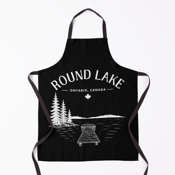 Item preview, Round Lake Ontario Canada Minimalist Pine Trees Nature Dock Wilderness Souvenir designed and sold by NgumohaLanke.