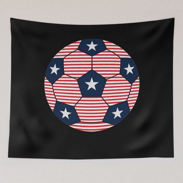 Item preview, Patriotic American Soccer Ball 4th Of July designed and sold by clothesy7.