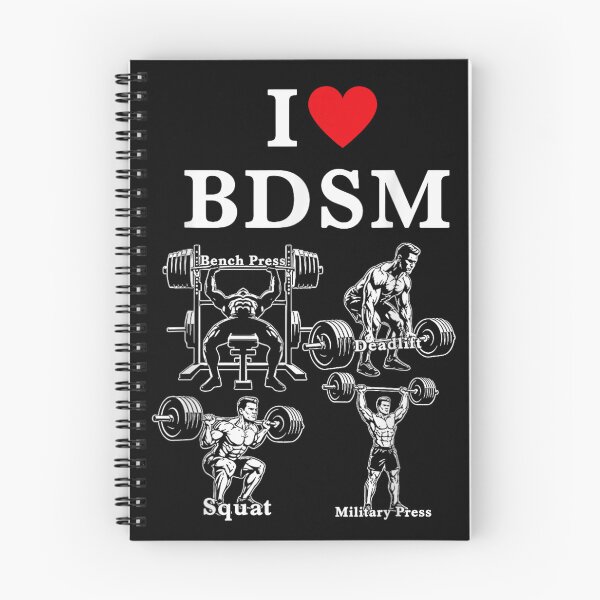Item preview, Funny I Love BDSM Bench Deadlift Squat Military Press Gym Humor designed and sold by NgumohaLanke.
