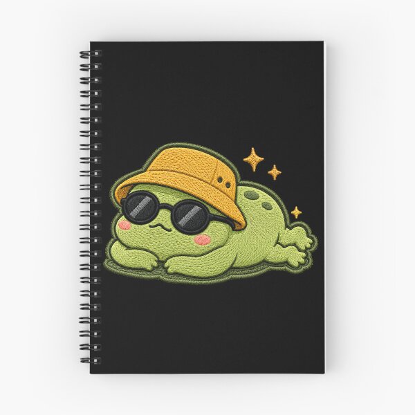 Item preview, Lazy Frog Sleeping Embroidery Patch Cute Kawaii designed and sold by ColorSplash123.