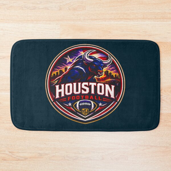 Item preview, Houston Football Skyline Vintage Sports Logo Shirt designed and sold by TKOprintdesigns.