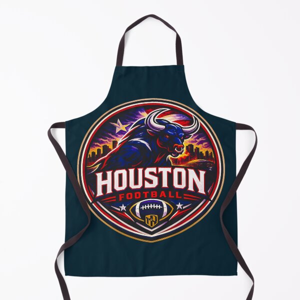 Item preview, Houston Football Skyline Vintage Sports Logo Shirt designed and sold by TKOprintdesigns.