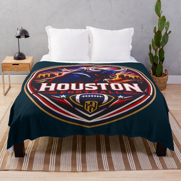 Item preview, Houston Football Skyline Vintage Sports Logo Shirt designed and sold by TKOprintdesigns.