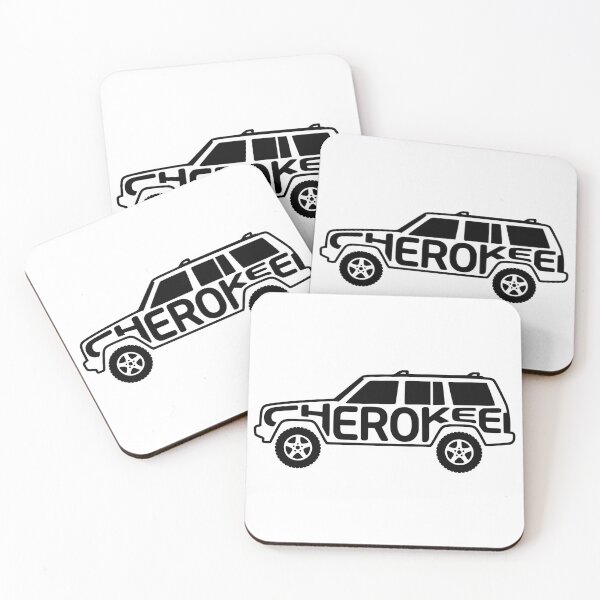 Item preview, Cherokee XJ Silhouette - Classic 4x4 OffRoad Typography Graphic designed and sold by Off-Road-Zone.