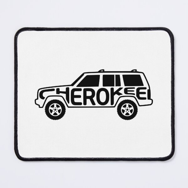 Item preview, Cherokee XJ Silhouette - Classic 4x4 OffRoad Typography Graphic designed and sold by Off-Road-Zone.