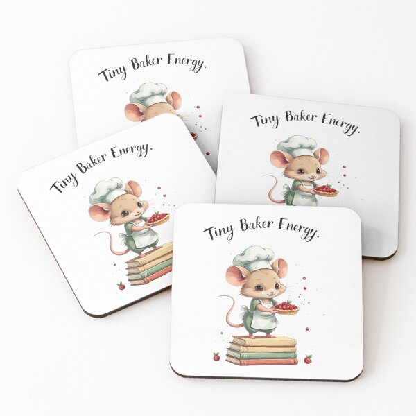 Item preview, Tiny Baker Energy Funny Mouse Baking Lover Humor designed and sold by AQUILAKREO.