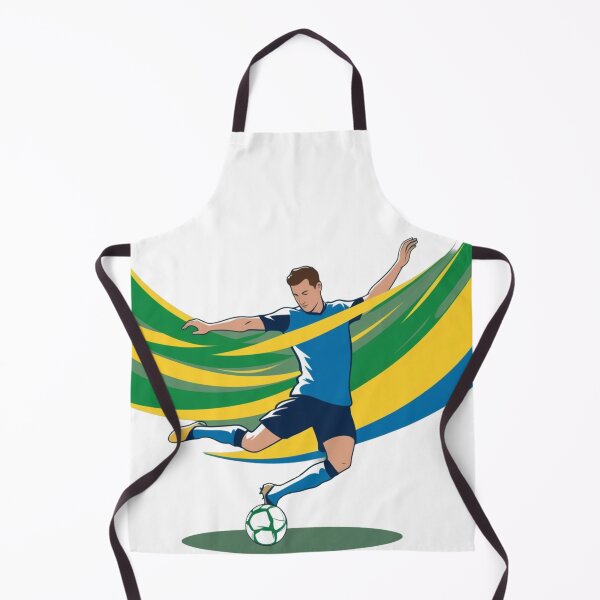 Item preview, Dynamic Football Player Striking Soccer Ball Graphic designed and sold by PMTaurus.