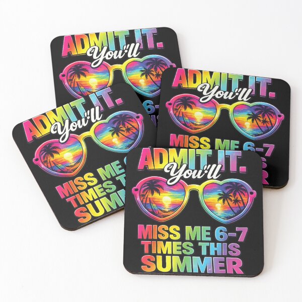 Item preview, Admit It You Will Miss Me 6-7 Times This Summer Sunset Beach designed and sold by KrystinaGiGi.