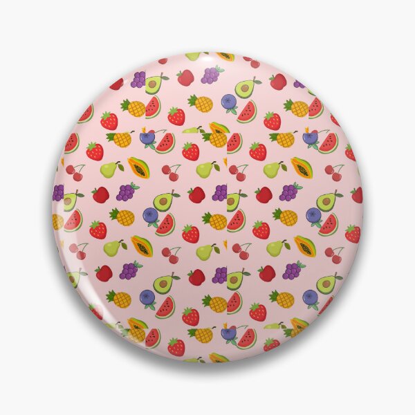Item preview, Sunny Tropical Fruit Repeat Pattern designed and sold by UnicornPeach.