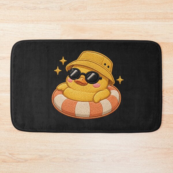 Item preview, Duck Floating Embroidery Patch Cute Kawaii designed and sold by ColorSplash123.