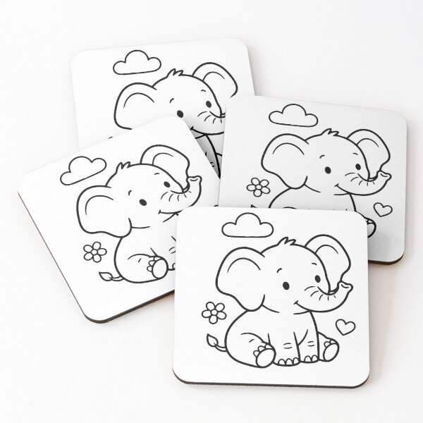 Item preview, Kids Coloring Shirt Cute Elephant Toddler Activity designed and sold by Hilmanku.