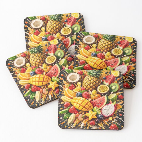 Item preview, Explosion of tropical fruits designed and sold by PicParadiz.