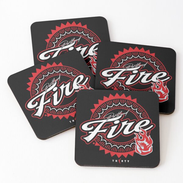 Item preview, Portland Fire Thirty Basketball Sports Team Logo Red Black Flame Graphic designed and sold by KrystinaGiGi.