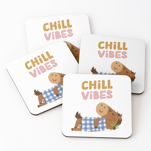 Item preview, Chill Vibes Horse Funny Logo designed and sold by logowannawear.