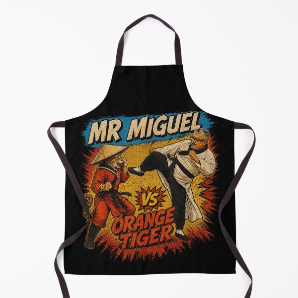 Item preview, Mr Miguel vs Orange Tiger Martial Arts Karate Cat Kung Fu Fight designed and sold by KrystinaGiGi.
