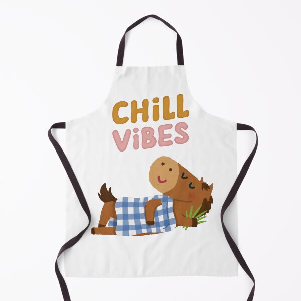 Item preview, Chill Vibes Horse Funny Logo designed and sold by logowannawear.