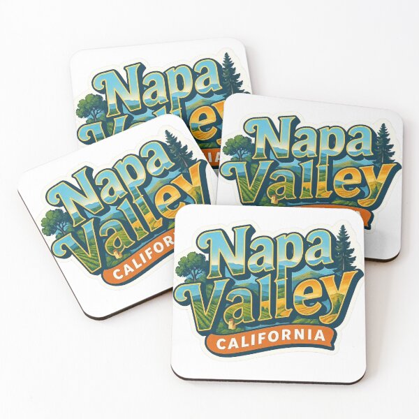 Item preview, Napa Valley California Travel Sticker – Die Cut Decal or Magnet – Wine Country Souvenir for Water Bottle, Laptop, Car designed and sold by Ulikedigital14.