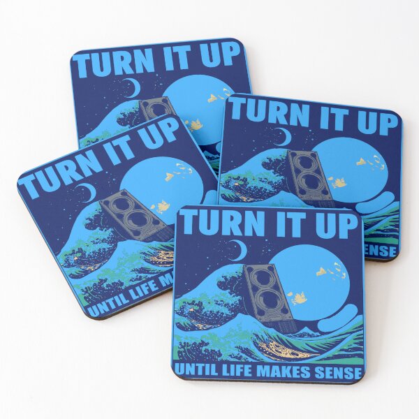 Item preview, Turn It Up, Until Life Makes Sense designed and sold by Musicdrip.