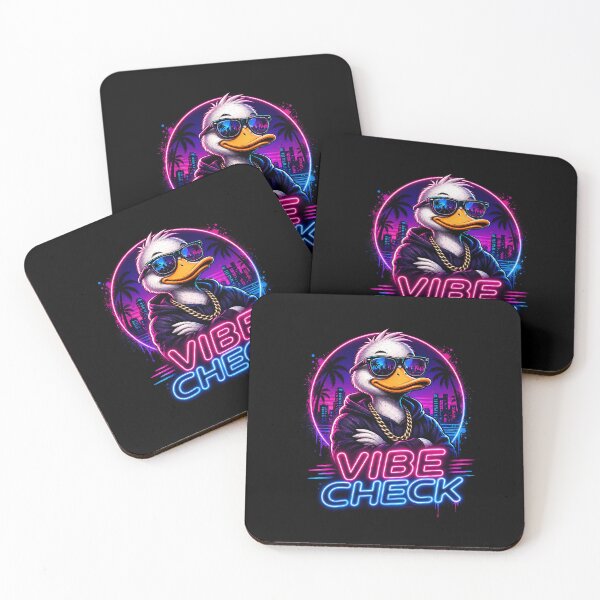 Item preview, Vibe Check Neon City Duck designed and sold by Chic_Clip_Craft.