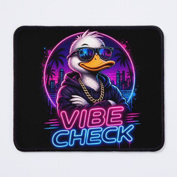 Item preview, Vibe Check Neon City Duck designed and sold by Chic_Clip_Craft.