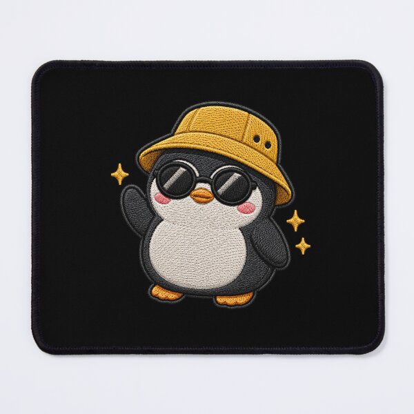 Item preview, Penguin Waving Embroidery Patch Cute Kawaii designed and sold by ColorSplash123.