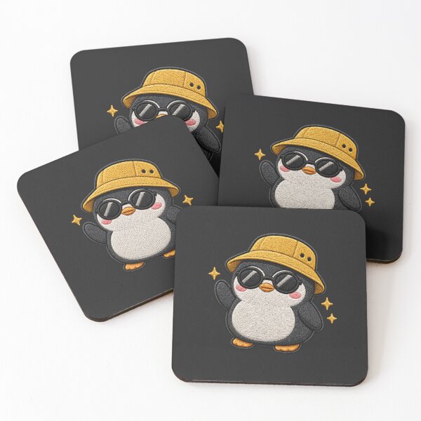 Item preview, Penguin Waving Embroidery Patch Cute Kawaii designed and sold by ColorSplash123.