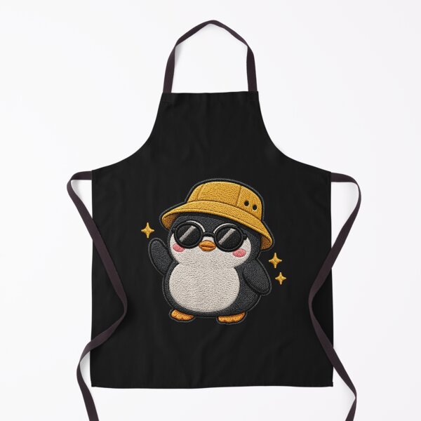 Item preview, Penguin Waving Embroidery Patch Cute Kawaii designed and sold by ColorSplash123.