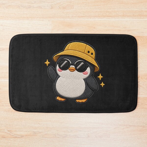Item preview, Penguin Waving Embroidery Patch Cute Kawaii designed and sold by ColorSplash123.