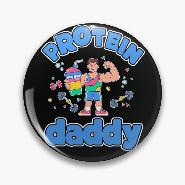 Item preview, Protein Daddy Fun Colorful Protein Shaker lover design for fitness freaks designed and sold by yellowpumkin.