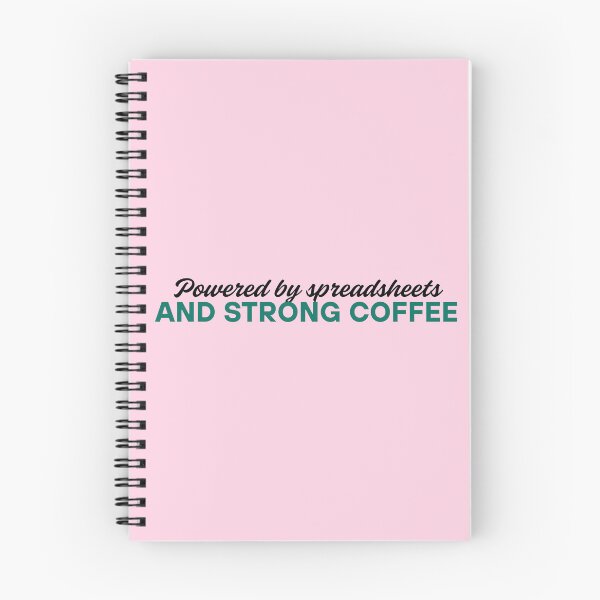 Item preview, Powered by Spreadsheets and Strong Coffee Funny Accountant T-Shirt CPA Gift Tee designed and sold by BananaPrint.