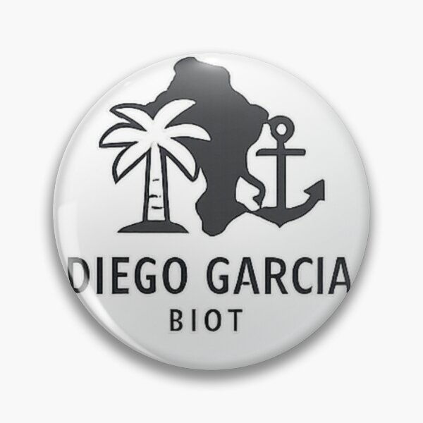 Item preview, Diego Garcia BIOT Minimalist Navy Anchor Tropical Silhouette designed and sold by Ramadane_design1.