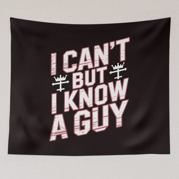 Item preview, I Can't But I Know A Guy Jesus T-Shirt – Inspirational Religious design with Humor designed and sold by Redgiant87x.