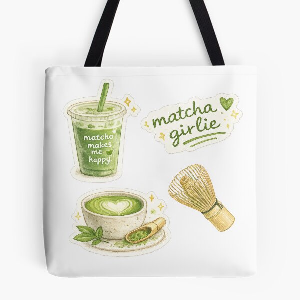 Item preview, Matcha Girlie Aesthetic Sticker Pack designed and sold by zvizdetss.
