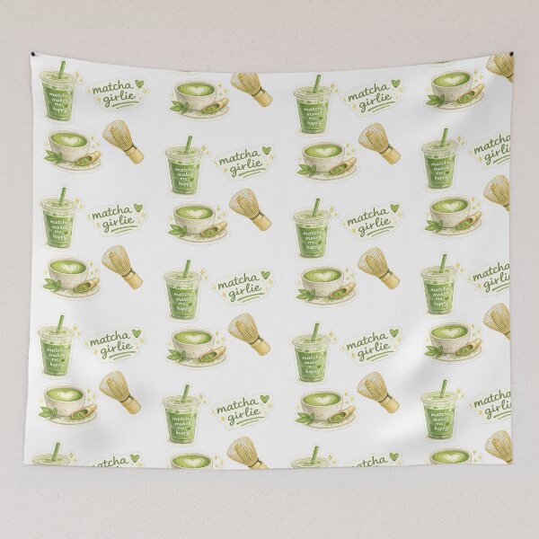 Item preview, Matcha Girlie Aesthetic Sticker Pack designed and sold by zvizdetss.