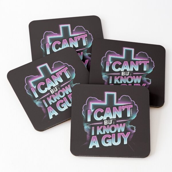 Item preview, I Can't But I Know A Guy Jesus T-Shirt – Funny Christian Faith apparel for Believers designed and sold by Redgiant87x.