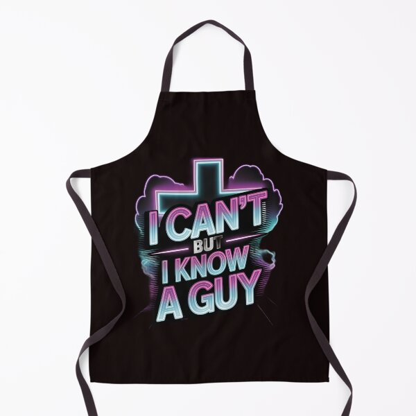 Item preview, I Can't But I Know A Guy Jesus T-Shirt – Funny Christian Faith apparel for Believers designed and sold by Redgiant87x.