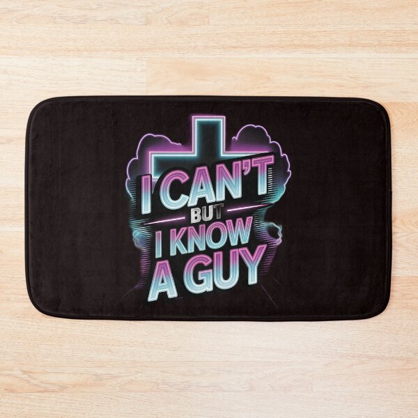 Item preview, I Can't But I Know A Guy Jesus T-Shirt – Funny Christian Faith apparel for Believers designed and sold by Redgiant87x.