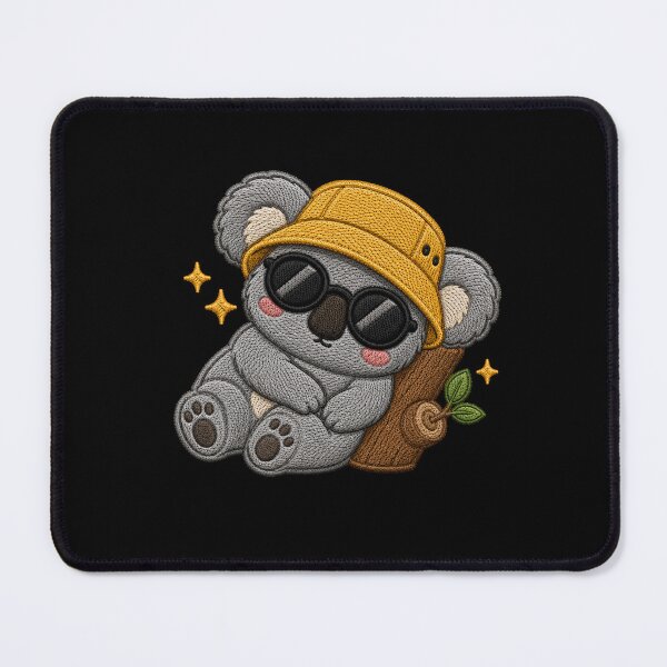 Item preview, Sleepy Koala Leaning Embroidery Patch Cute designed and sold by ColorSplash123.