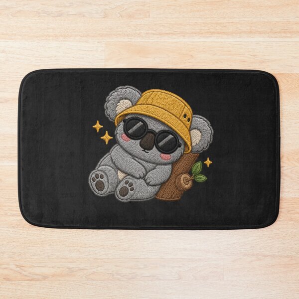 Item preview, Sleepy Koala Leaning Embroidery Patch Cute designed and sold by ColorSplash123.