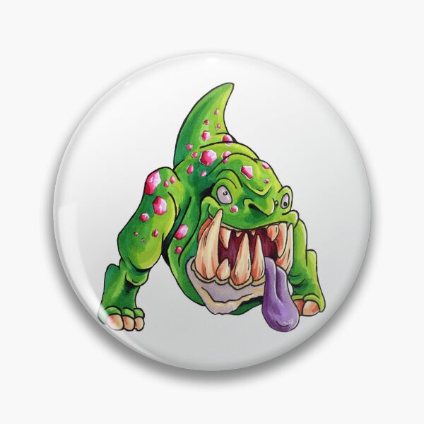 Item preview, Crystal Imbedded Green Legtooth Meatball Monster designed and sold by MidnightsMayhems.