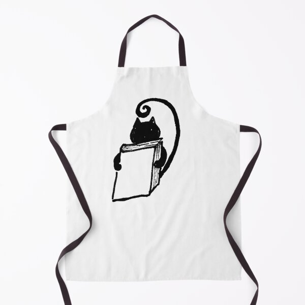 Item preview, Reading Cat, Black Cat Holding a Book designed and sold by Vesivariart.