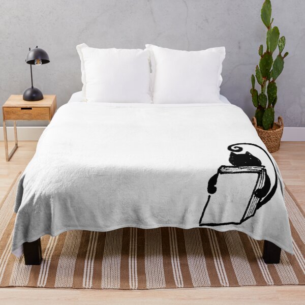 Item preview, Reading Cat, Black Cat Holding a Book designed and sold by Vesivariart.