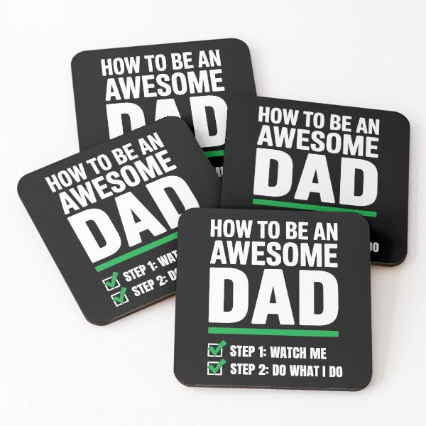 Item preview, How To Be An Awesome Dad Step 1 Watch Me Funny Father's Day Gift designed and sold by Say It With Ink.