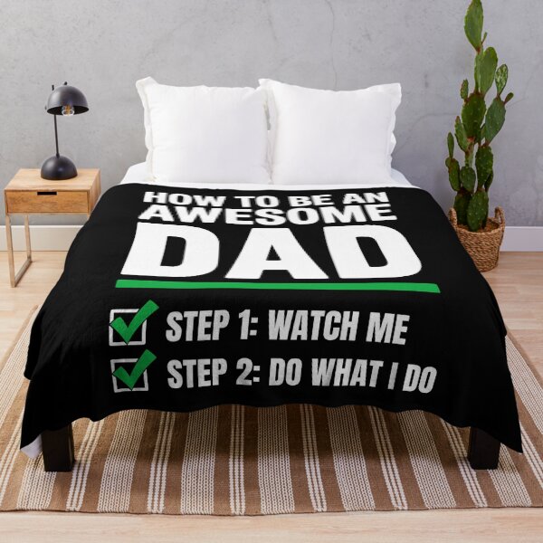 Item preview, How To Be An Awesome Dad Step 1 Watch Me Funny Father's Day Gift designed and sold by Say It With Ink.