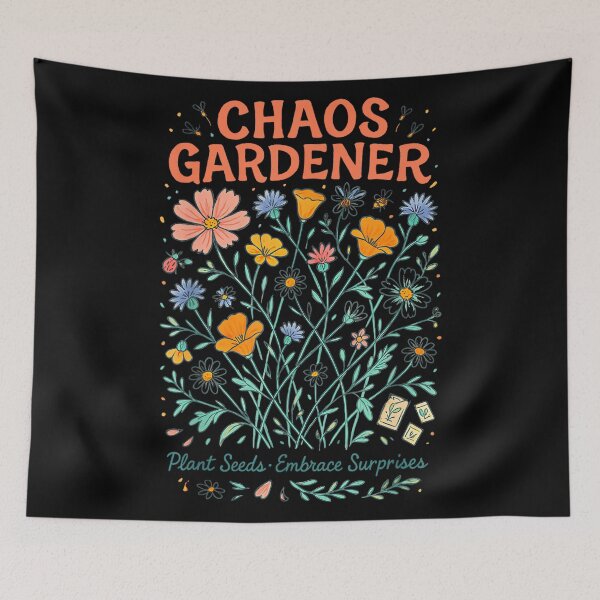 Item preview, Chaos Gardener Wildflower Planter Organic Seeds Garden designed and sold by AndersonLFernan.