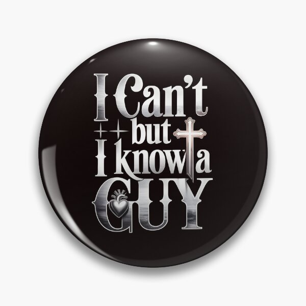 Item preview, I Can't But I Know A Guy Jesus T-Shirt – Christian Faith design with Inspirational Humor designed and sold by Redgiant87x.