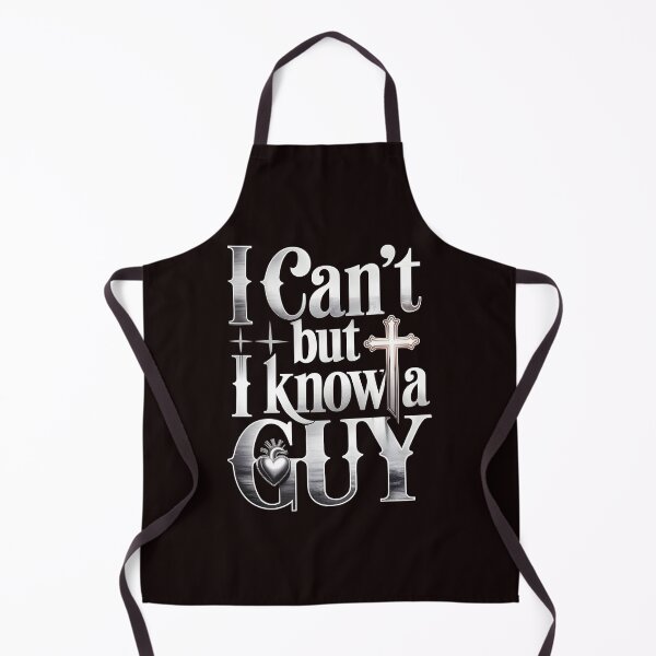 Item preview, I Can't But I Know A Guy Jesus T-Shirt – Christian Faith design with Inspirational Humor designed and sold by Redgiant87x.